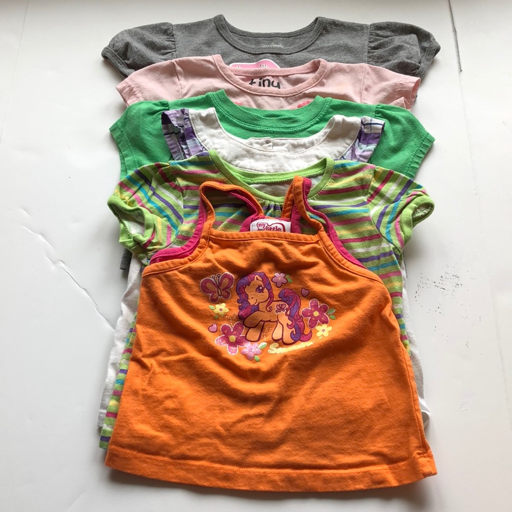 Girl Short Sleeve Top Bundle
